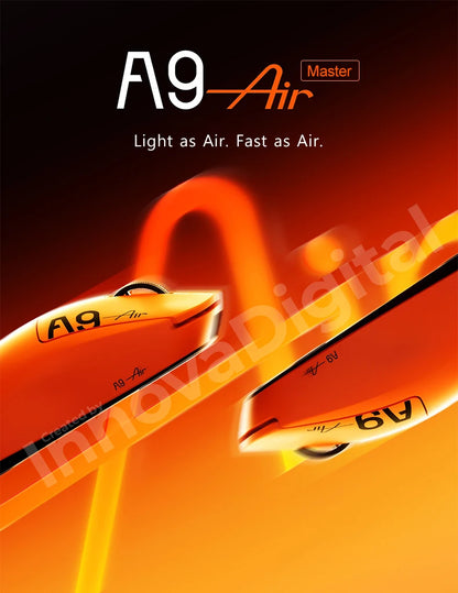 ATK Dragonfly A9 Ultimate belaidė žaidimų pelė A9 Air PAW3950, itin lengva ergonomiška e. sporto FPS žaidėjų pelė CSGO A9 Ultra