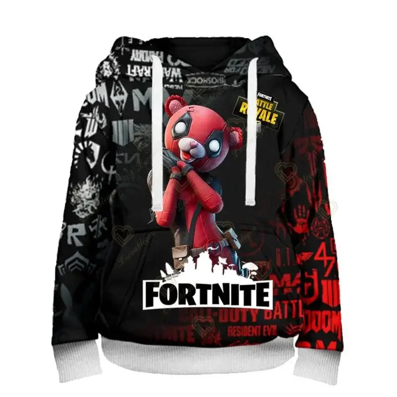 Fortnite Peely Print New Design Sweatshirts Hoodies Men Women Children Long Sleeve Fashion Casual Hooded Streetwear Pullovers