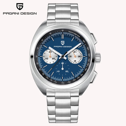 Relógio masculino de quartzo Pagani Design 2026 Fashion, marca de topo de luxo, safira, cronógrafo masculino VK63 em aço, de mergulho