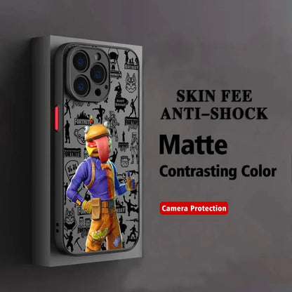 Capa de Telemóvel Hot Game F-Fortnites para Oppo A6 A5 A5x A59 A98 A38 A58 A78 A76 A57 A17 A55 A94 A74 A54 A16K A16 Pro 5G Mate