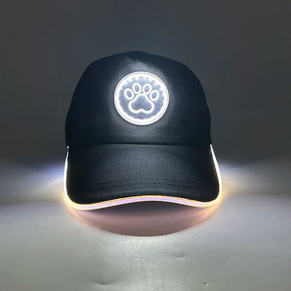 Modieuze lichtgevende baseballpet met LED-verlichting, hiphop-pet voor bar en club, fluorescerende hoed voor heren en dames, DJ-dansaccessoire en kostuumprop