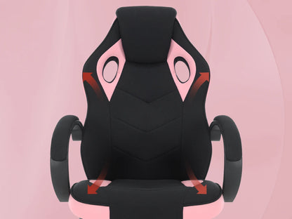 WOLTU Gaming Chair Gamer Armchair Office Computer Chair Ergonomic Design Fabric 360° Swivel Chair Adjustable Height High Back