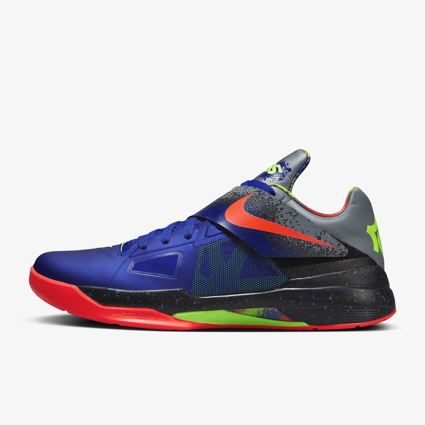 Nike KD 4 NERF auténticas para hombre, zapatillas de baloncesto bajas prácticas con amortiguación FQ8180-400