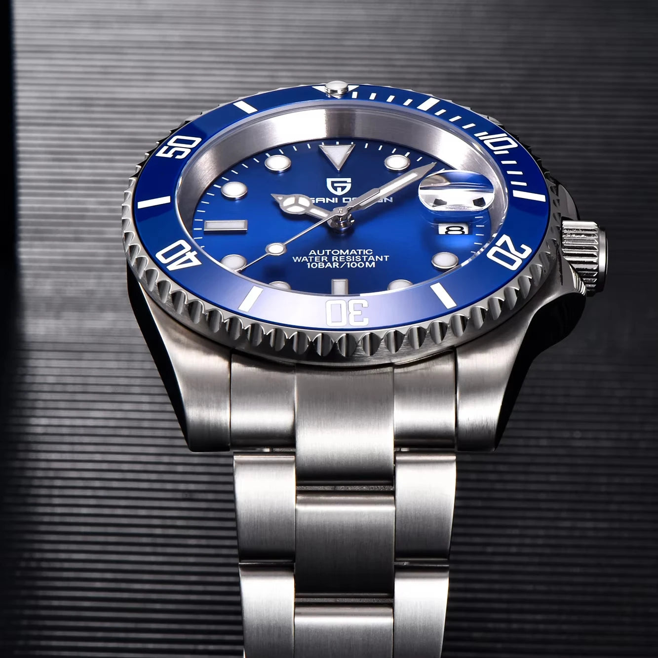 PAGANI DESIGN Fashion Men's Sports Automatic Mechanical Watch NH35 Stainless Steel Sapphire waterproof watch reloj hombre PD1661