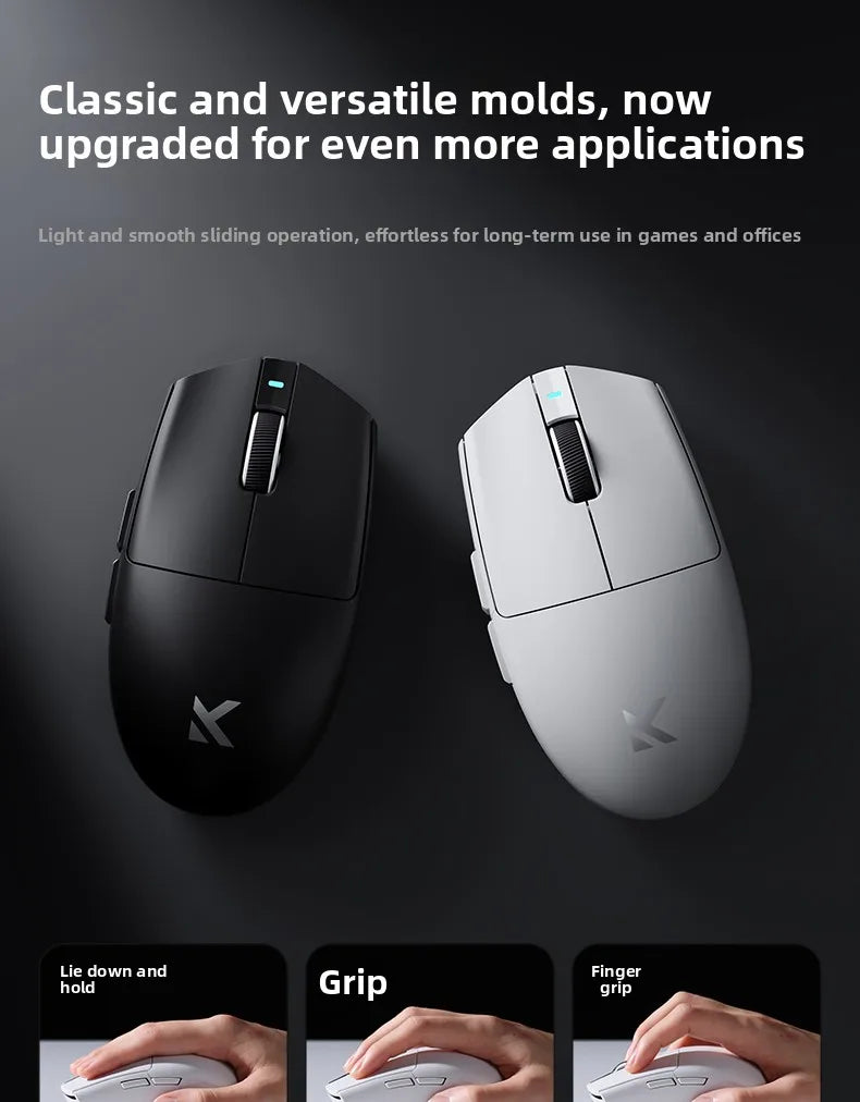 Mouse wireless MCHOSE G3 V2 PRO Bluetooth Tri Mode, ergonomic, ușor, pentru laptop, birou, gaming și accesorii pentru computer