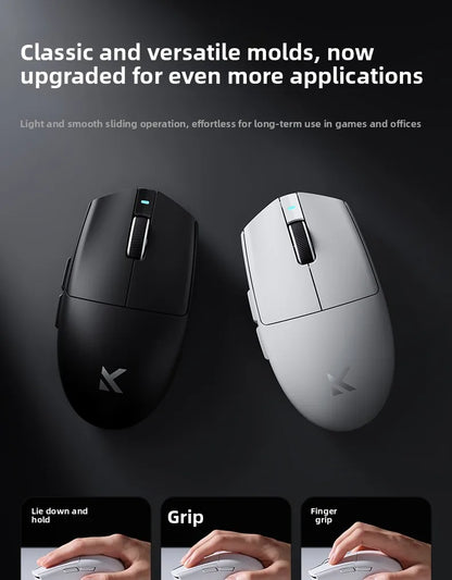 Mouse wireless MCHOSE G3 V2 PRO Bluetooth Tri Mode, ergonomic, ușor, pentru laptop, birou, gaming și accesorii pentru computer