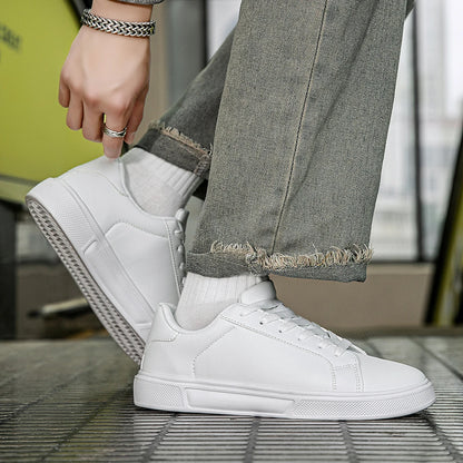 Sapatos de couro sintético para homem, ténis, sapatos casuais da moda, calçado de lazer para homem, ténis masculinos, calçado vulcanizado para homem, sapatos para casal, sapatos para mulher