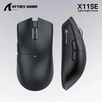 ATTACK SHARK X11SE ultraleichte kabellose Gaming-Maus, 20Millionen Klicks Lebensdauer, PAW3311 Gaming, 22KDPI, 400IPS, 40G, 1KHz, 65 Stunden, 30mAH
