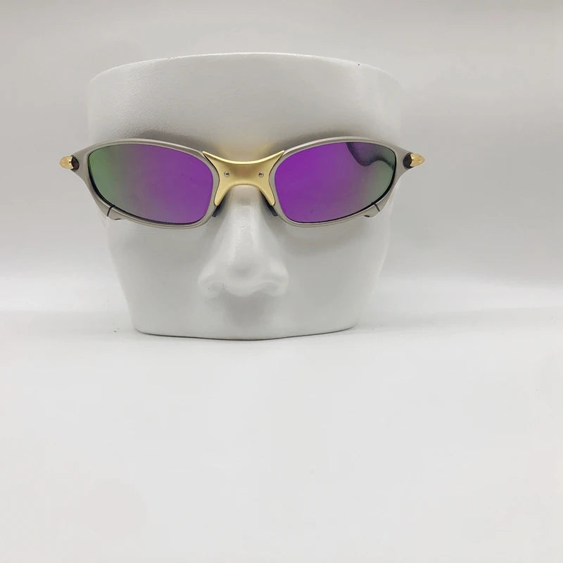 MTB Man Polarized Sunglasses Cycling Glasses UV400 Fishing Sunglasses Metal Bicycle Goggles Cycling Eyewear Riding Glasses B2-7