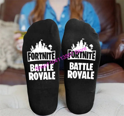 Hot Game Fortnited 1 Pair Socks for Men Women Soft Durable Sock Victory Royale Keep Warm Casual Cotton Socks Hosiery Gift
