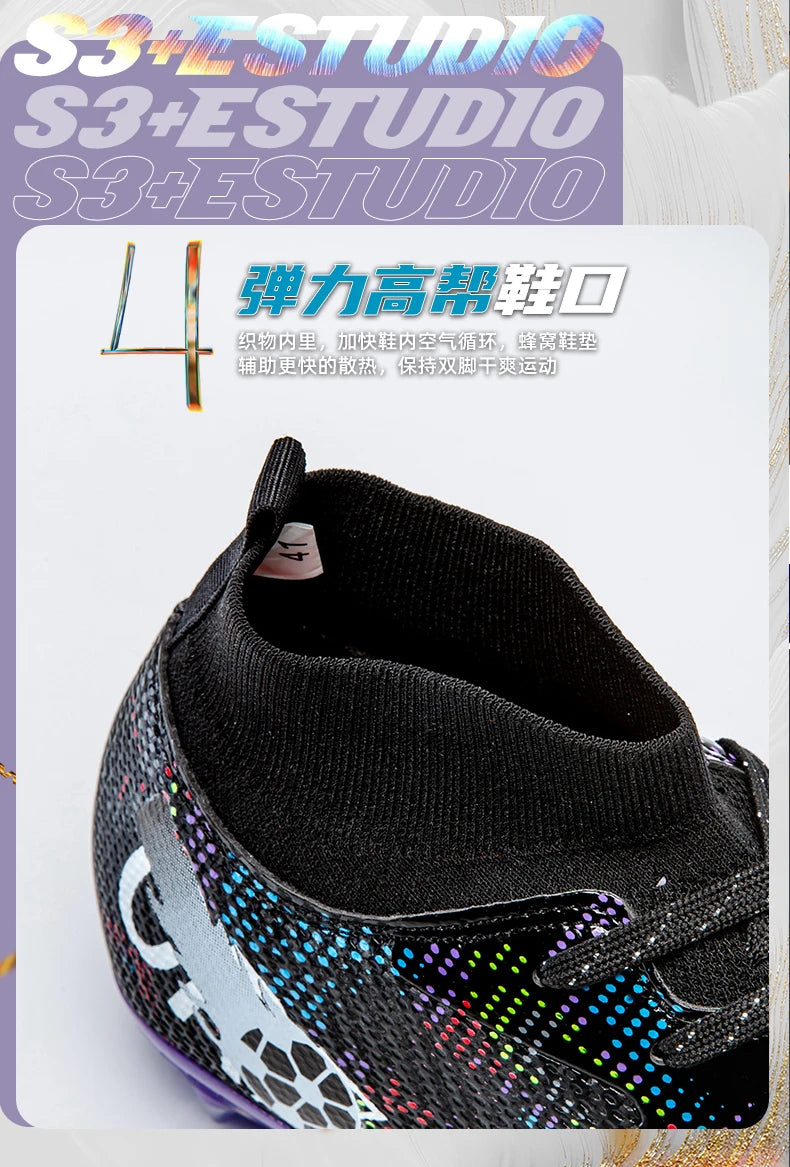 Professional Football Boots Men Soccer Shoes Society Football Cleats Ultralight Training Soccer Sneakers Men Outdoor Sports Shoe