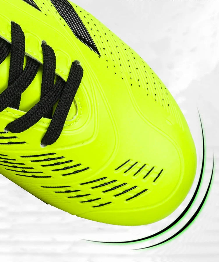 New Men's and Women's Football Shoes, Indoor and Outdoor Sports Shoes with Long and Broken Studs for Football Training Mat