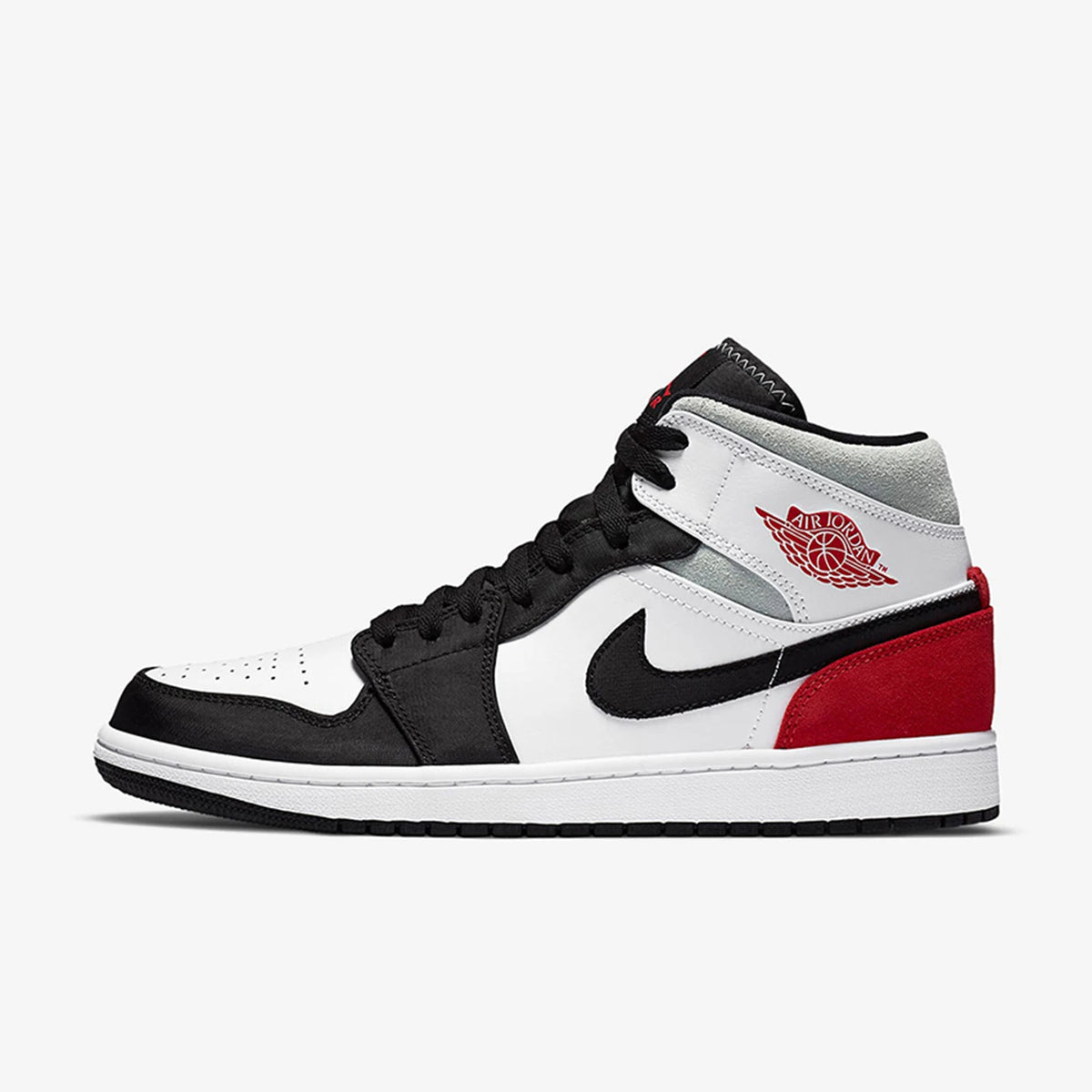 Nike originele Air Jordan 1 AJ1 heren mid-top sportieve basketbalschoen met demping 852542-100