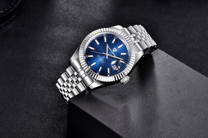 Relojes PAGANI DESIGN 2026 nuevos de lujo en oro y plata, relojes mecánicos para hombre, acero inoxidable, cristal de zafiro, reloj automático