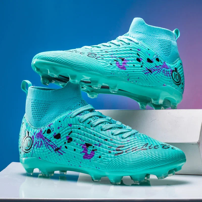 Chaussures de football anti-ald pour hommes, baskets de football respirantes, chaussures de football en plein air, basses, coordonnantes, TF, FG