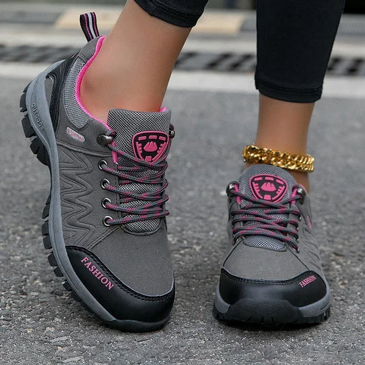 Scarpe da trekking da donna, sneaker outdoor antiscivolo, scarpe da camminata comode, calzature per arrampicata, jogging e sport per donna