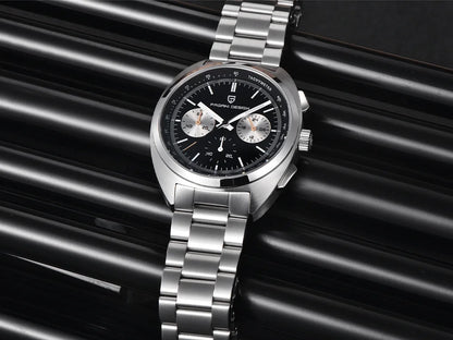 Relógio masculino de quartzo Pagani Design 2026 Fashion, marca de topo de luxo, safira, cronógrafo masculino VK63 em aço, de mergulho