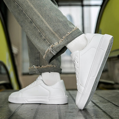 Sapatos de couro sintético para homem, ténis, sapatos casuais da moda, calçado de lazer para homem, ténis masculinos, calçado vulcanizado para homem, sapatos para casal, sapatos para mulher