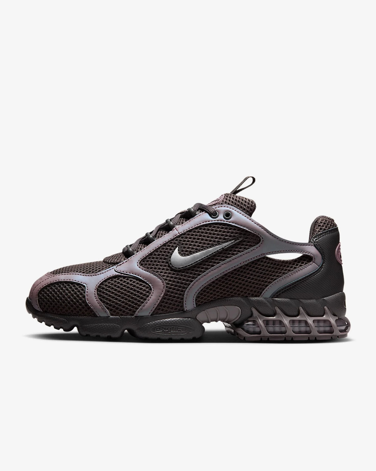 Nike Air Zoom Spiridon Cage 2 Унисекс ниски ежедневни обувки, издръжливи на износване, сиво-червени, за ежедневен стил CJ1288-600