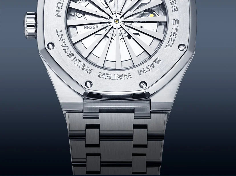 CARNIVAL Mens Mechanical Watch Brand Luxury Sapphire NH36 Movement Automatic Wrist Watches 50m Waterproof for Men Reloj Hombre
