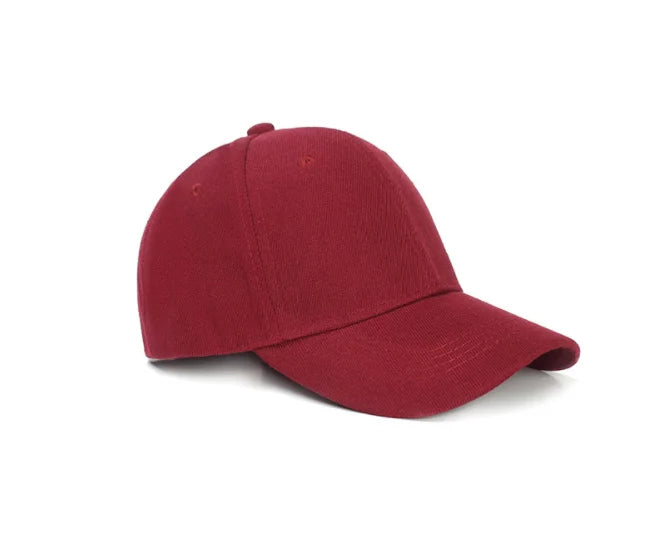 Couleurs Été Automne Mode Unie Hommes Femmes Casquette de baseball Casquette adhésive Hip-hop Réglable Casquette de soleil Casquette Gorras Cadeau