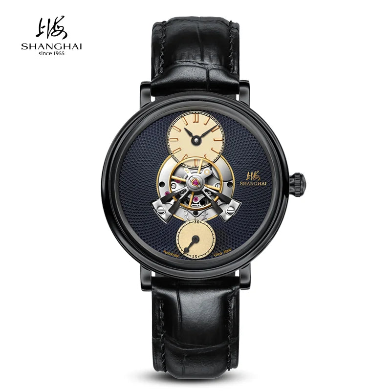 Shanghai Watch THE BUND Collection Men's Mechanical Watches Sky Dome Central Rotor Automatic Watch 43mm Case Sapphire Glass 820