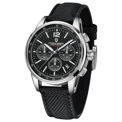 Pagani Design For Mens Watch Chronograph Japan Vk63 Sport Quartz Wristwatch Sapphire Date 100m Waterproof Reloj Hombr Masculino