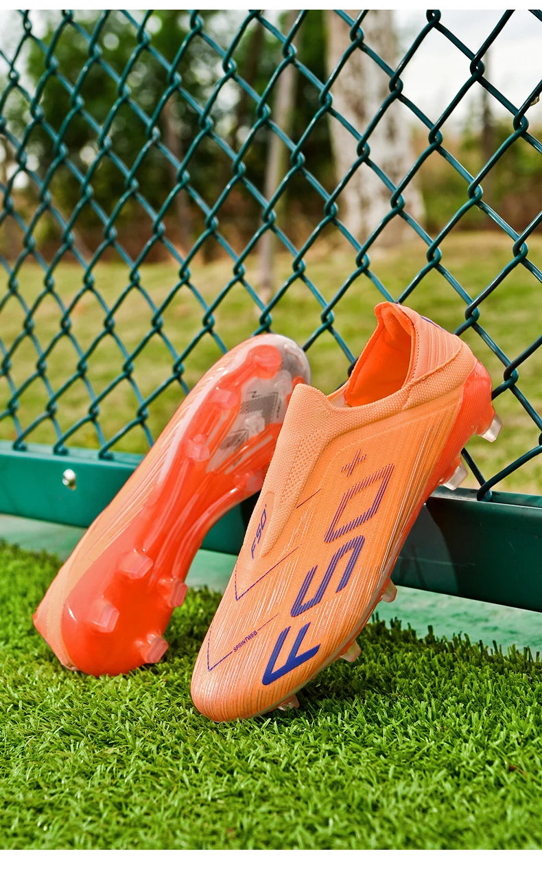 Nouvelles chaussures de football pour hommes, crampons antidérapants pour terrain en herbe, chaussures de football montantes de haute qualité, baskets de futsal, chaussures d'intérieur, chaussures d'extérieur, meilleures