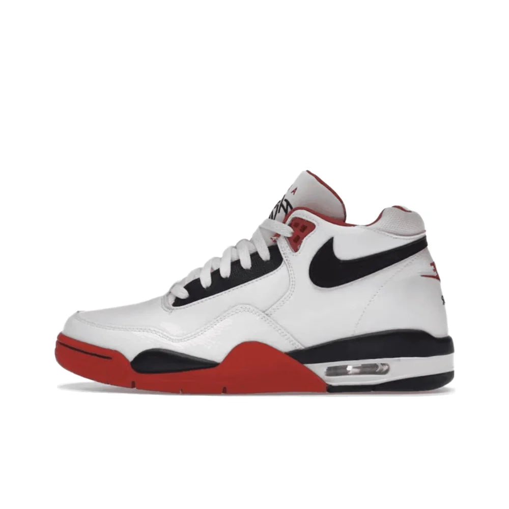 Nike Flight Legacy: Ténis de basquetebol retro de cano médio, confortáveis e versáteis, para homem, branco/azul, BQ4212-103