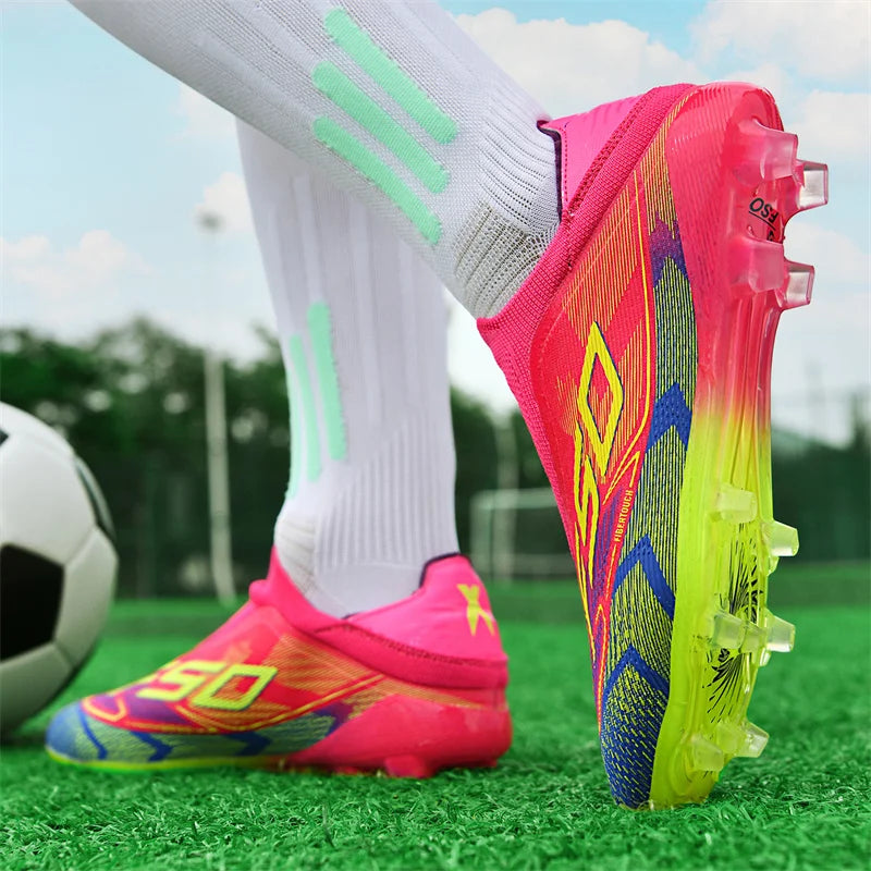 Pánska outdoorová futbalová obuv, profesionálna futbalová obuv, kopačky na futbalové ihrisko TF/FG, pohodlné protisklzové tréningové tenisky, veľkosti 35–45