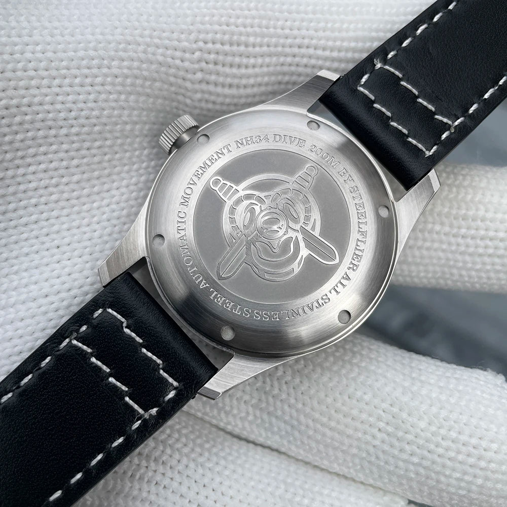 STEELFLIER Ufficiale SF792 GMT Orologio da polso meccanico Movimento NH34 Super BGW9 C3 Luminoso Impermeabile fino a 200 m Orologio da immersione di lusso da uomo