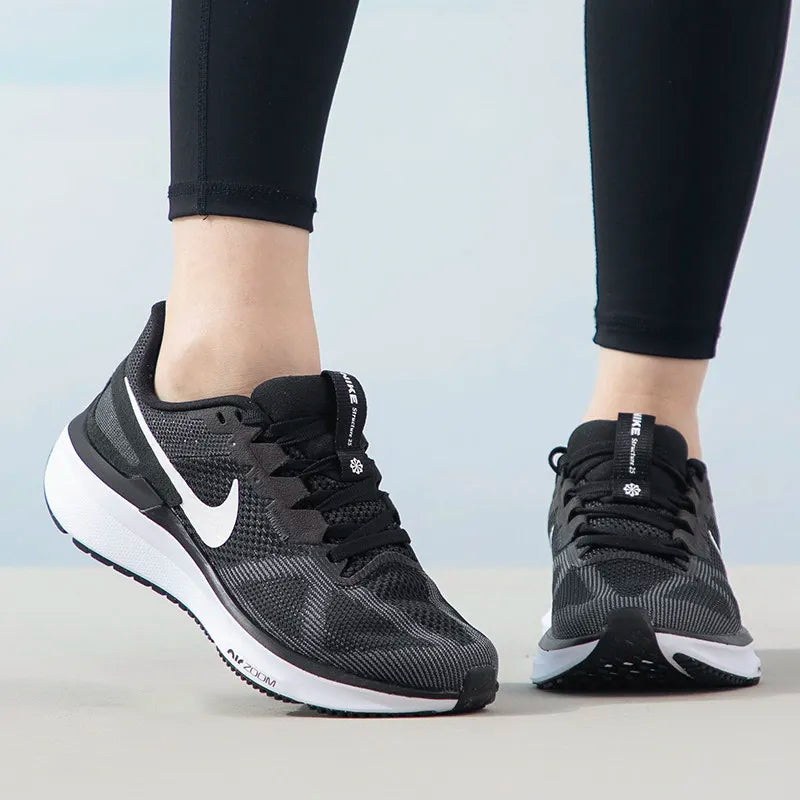 Women Neutral Running Shoes Nike 2026 New Lightweight Cushioning Breathable Comfort Non-Slip Athletic Sneakers DJ7884-001