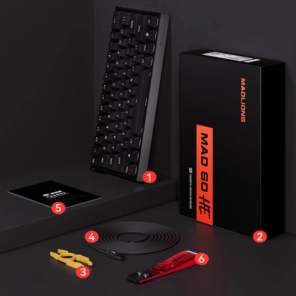 In Stock Mad60 Mad68 HE Mechanical Keyboard Magnetic Switch Customized RGB Gaming 8k Specialized Gaming Keyboards