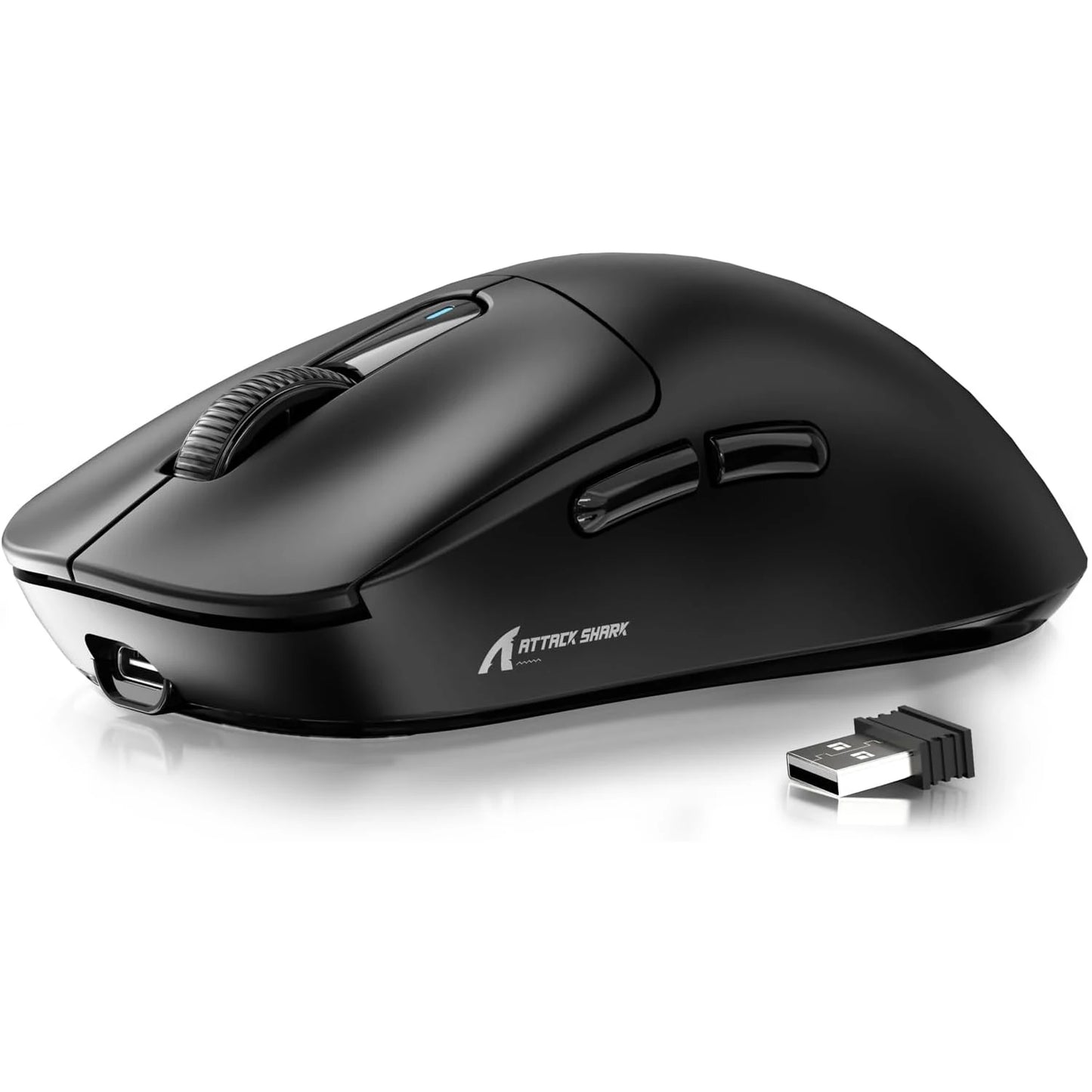 ATTACK SHARK X3 kabellose Gaming-Maus PixArt PAW3395 49g SUPERLIGHT, BT/2.4G kabellos/kabelgebunden, 6 einstellbare DPI-Stufen bis zu 26000