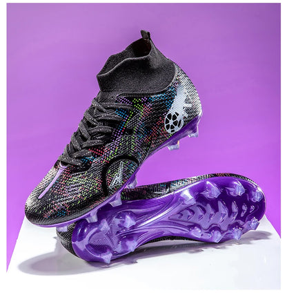 Nieuwe voetbalschoenen voor heren, ademende trainingsschoenen met noppen voor gras, lange spikes voor wedstrijden, indoor sneakers, ultralicht, dropshipping