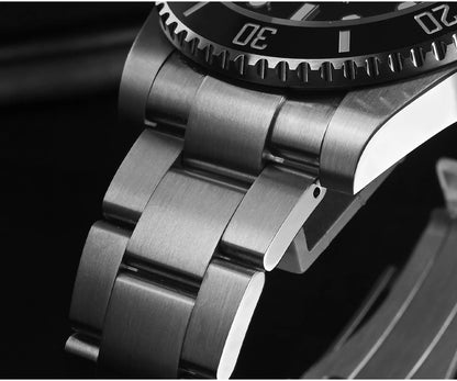 San Martin Verbesserte Version 40mm Water Ghost Diver Watch Herren Luxus-Automatikuhr Mechanische Uhr Saphir Wasserdicht 200m SN0017