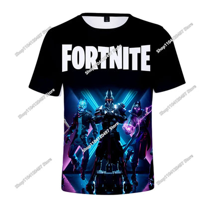 Fortnite T Shirt Men Shoot Game Battle Hero Tshirt Victory Royale Clothing Young Children T-shirts for Boys Girls of 2-14 Years