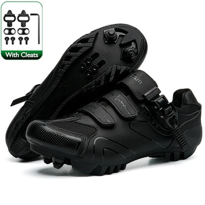 Neutral MTB Cycling Shoes, Compatible With Pelaton Road Cycling Shoes, Men's Cycling Sports Shoes, Reflective Strip Design
