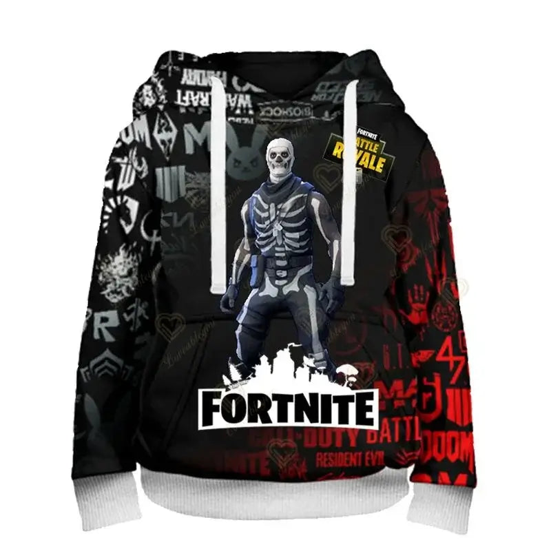 Fortnite Peely Print New Design Sweatshirts Hoodies Men Women Children Long Sleeve Fashion Casual Hooded Streetwear Pullovers