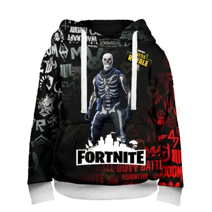 Fortnite Peely Print New Design Sweatshirts Hoodies Men Women Children Long Sleeve Fashion Casual Hooded Streetwear Pullovers