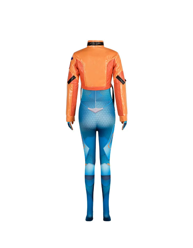 Game Overwatch 2 Juno Cosplay Costumes Wig Suit Full Set Support Hero Clothes Halloween Carnival Outfit Juno Teo Minh Women Girls