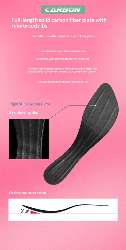 BMAI 42km Marathon Running Shoes Men and Women Luxury Carbon Plate Trainers Cushion Breathable Men's Sports Sneakers