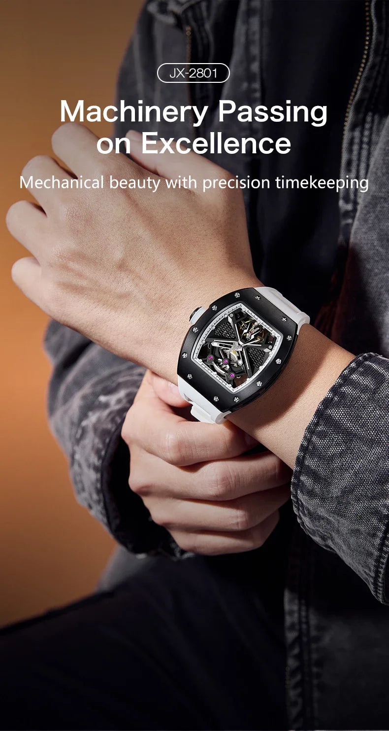 TAKE THE CHANCE Model 5 Automatic Movement RMI White Label High-end wristwatch Collector Gift for Watch Lover Gift