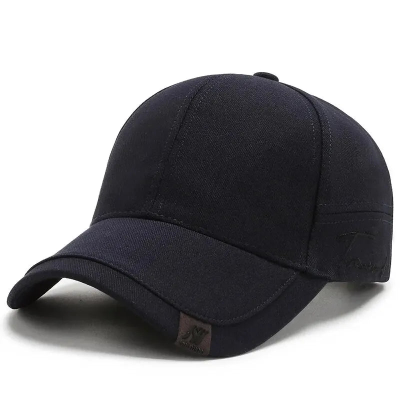 Hat Men's Tide Sunshade Cap Korean Men's Sun Hat Black Ins Tide Simple Casual And Versatile Baseball Cap