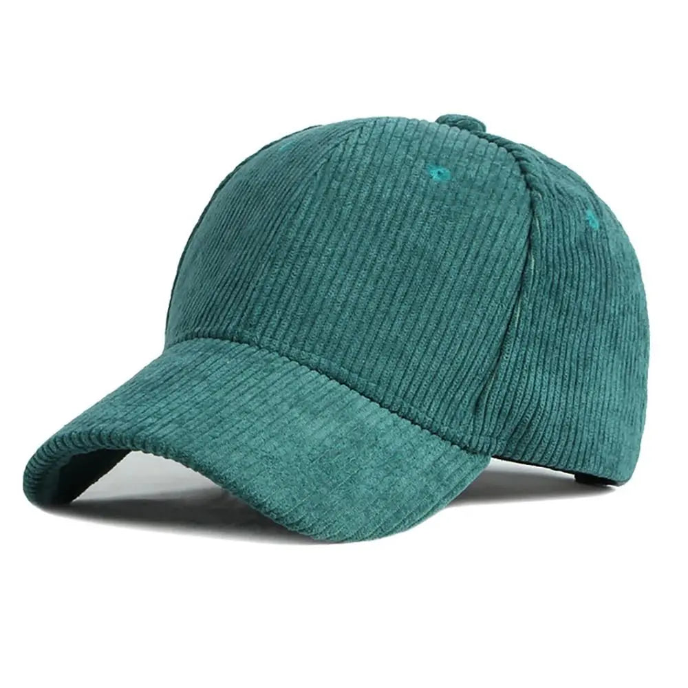 Unisex-baseballkasket i fløjl, justerbar solhat, hiphop-kasket til mænd
