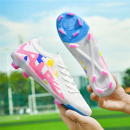 New Men's Soccer Shoes Adult Non-Slip Boys Adult Futsal Sport Football Boots Grass Cleats Indoor Ultralight Turf Comfortable