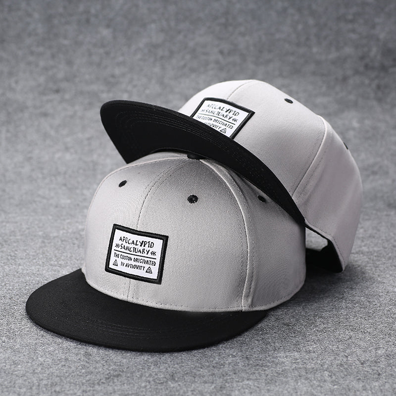 Gorra de béisbol unisex con alfabeto, estilo urbano de verano, bordada, con botón trasero, para exteriores, hip hop, ajustable y casual para hombre y mujer