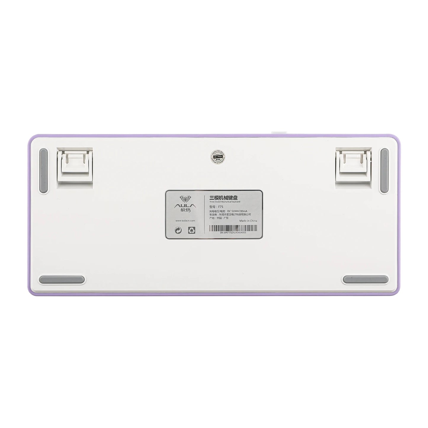 EPOMAKER x AULA F75 75% ANSI Gasket Hot-Swap Bluetooth 5.0/2.4G Wireless/Wired Mechanical Keyboard PBT Keycaps for Win/Mac