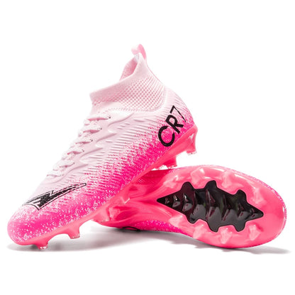 Autumn Hot Selling Shock-Absorbing Adult Football Shoes Soft and Stable Sports Shoes Rebound Wrapped Lightweight Cleats