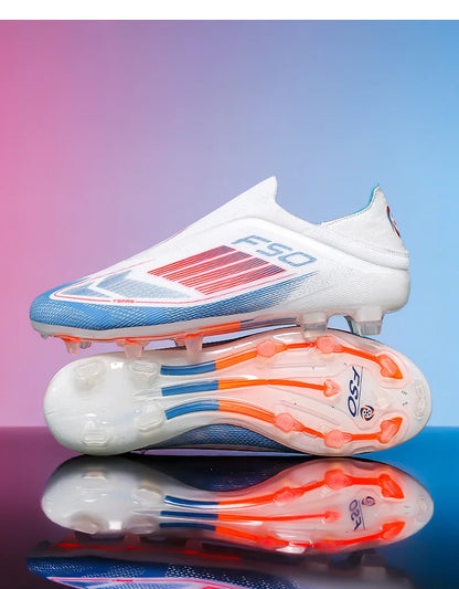 Neue Herren-Fußballschuhe für Kunstrasen – bequeme Fußballschuhe, Sport-FG-Rasenschuhe, Futsal, rutschfest, Outdoor, für Erwachsene, ultraleicht und rutschhemmend